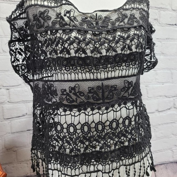 ANABELL fashion black lace top - Picture 6 of 15